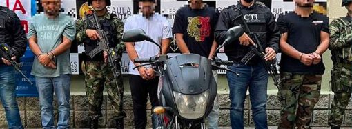 Cuatro hombres detenidos en Antioquia por extorsión